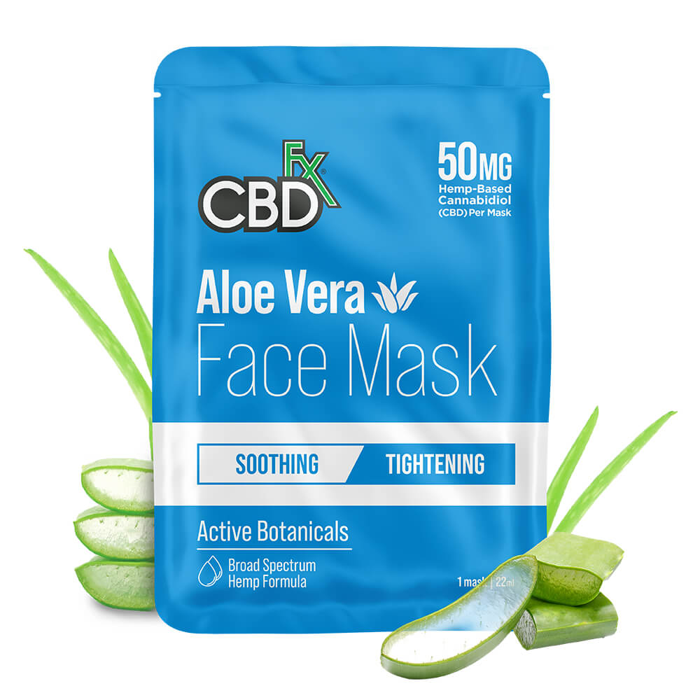 CBD Face Mask | 50 Mg Aloe