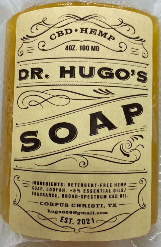 Dr. Hugo's Hand-crafted CBD Soap-Sandlewood
