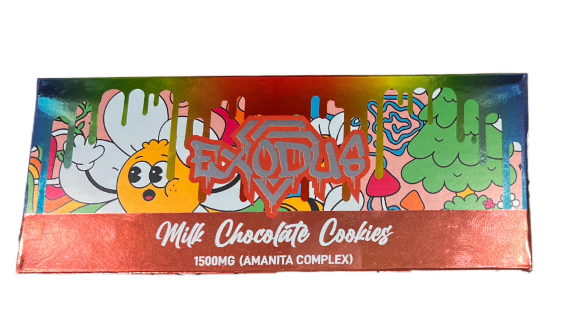 Exodus Amanita Complex Chocolate Bars 1500mg Milk Chocolate Cookies