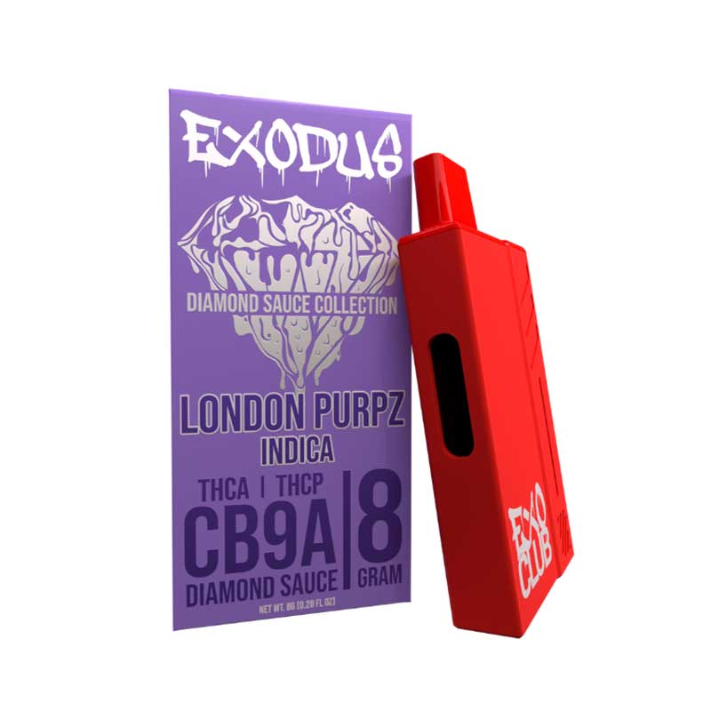 Exodus CB9A + THCa + THCP Diamond Sauce Disposable 8g
