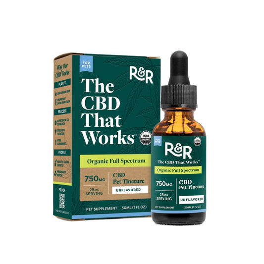 R+R CBD PET Tincture-750 mg