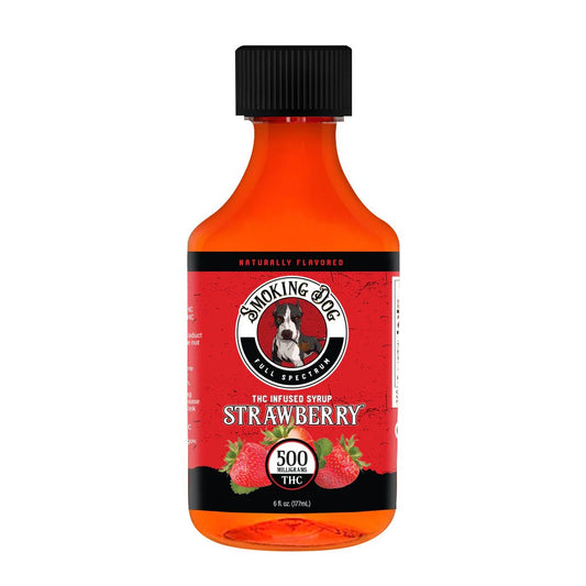 Smoking Dog Delta 9 THC Syrup-500 mg Strawberry