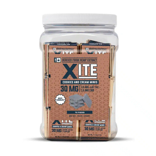 Xite Cookies & Cream Mini Chocolate- 30 mg 1:1
