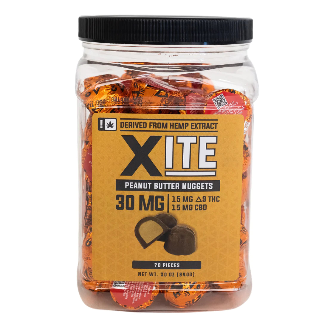 Xite Peanut Butter Nuggets - Premium 1:1 Cannabis Edibles