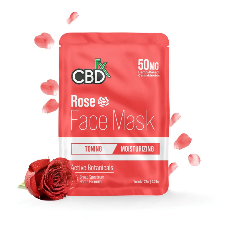 CBD Face Mask | 50 Mg Rose