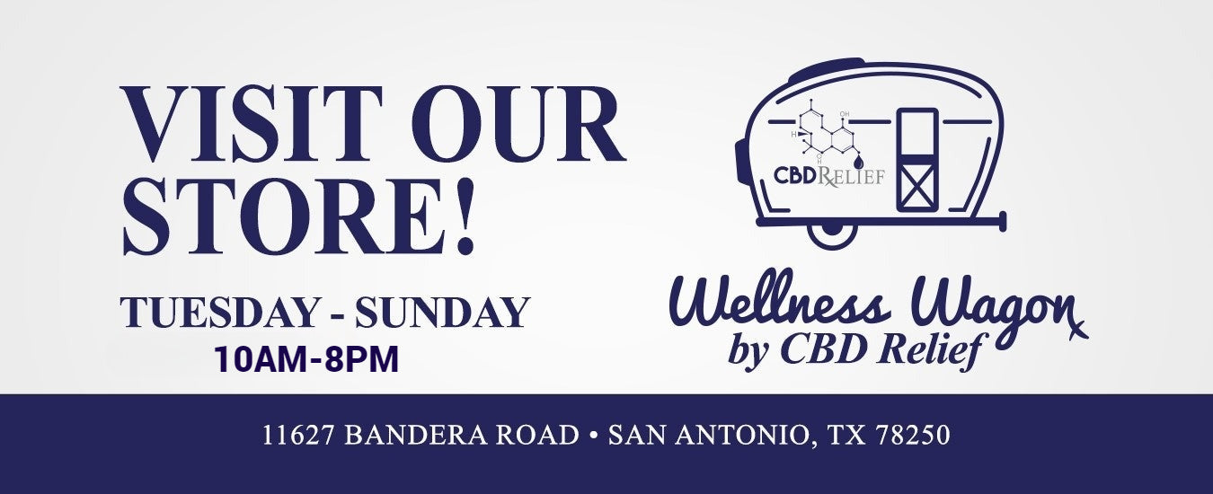 Wellness Wagon Banner We deliver CBD in San Antonio